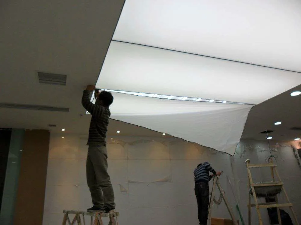 Полупрозрачная эластичная потолочная пленка ПВХ украшение для потолка|ceiling