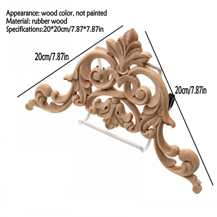 

Деревянные накладки RUNBAZEF с цветочным орнаментом