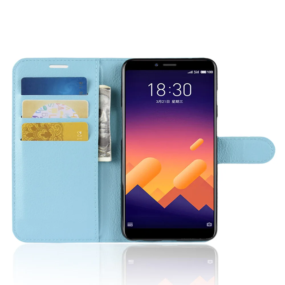 5.99inch Flip Case For MEIZU MEILAN E3 Smart Cell Phone High Quality Protective PU Leather Wallet Cover With Magnetic | Мобильные