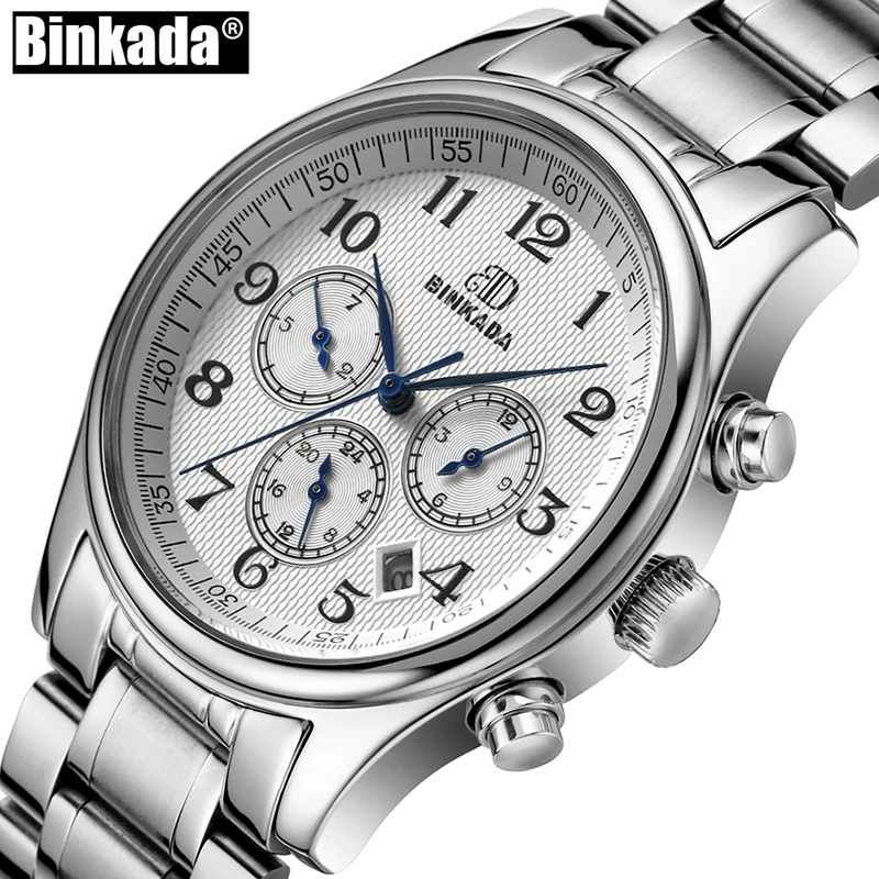 Часы мужские механические автоматические водонепроницаемые повседневные |