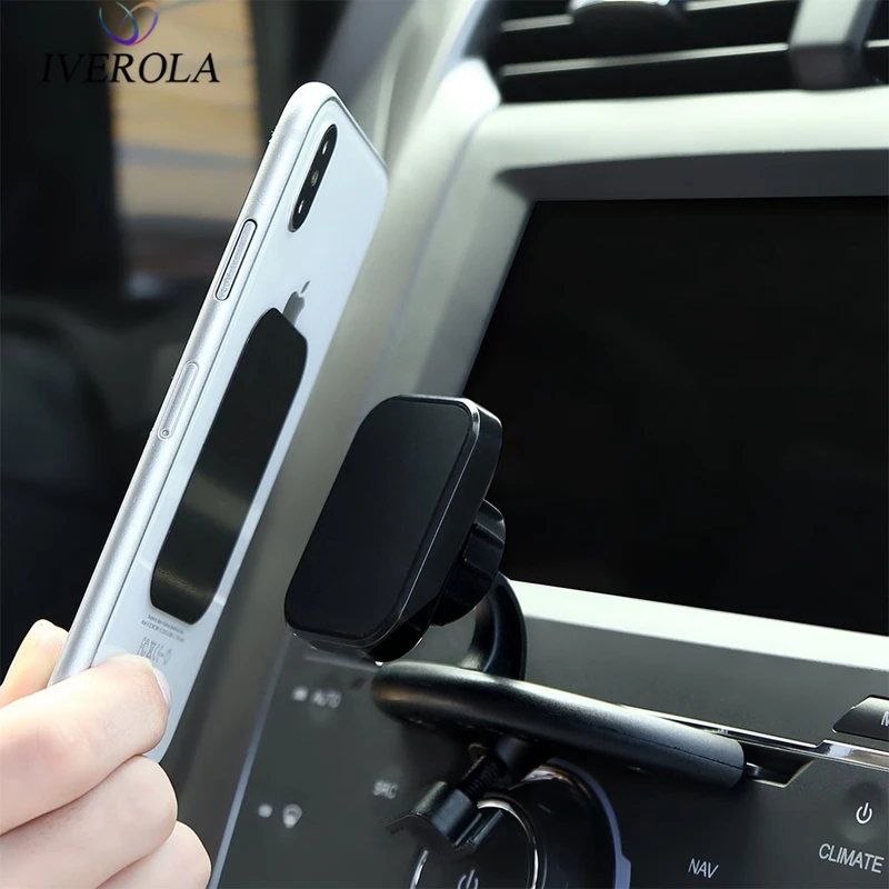 

Univerola 360 Degree Rotation Magnetic Car Phone Holder For iPhone 7 Car CD Slot Air Vent Mount Stand Bracket For Samsung Huawei