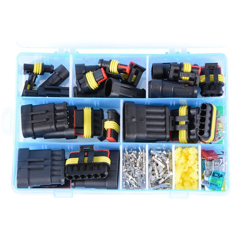 1 компл. AMP Kit 1/2/3/4/5/6 Pin Female Male водонепроницаемый автомобильный электрический