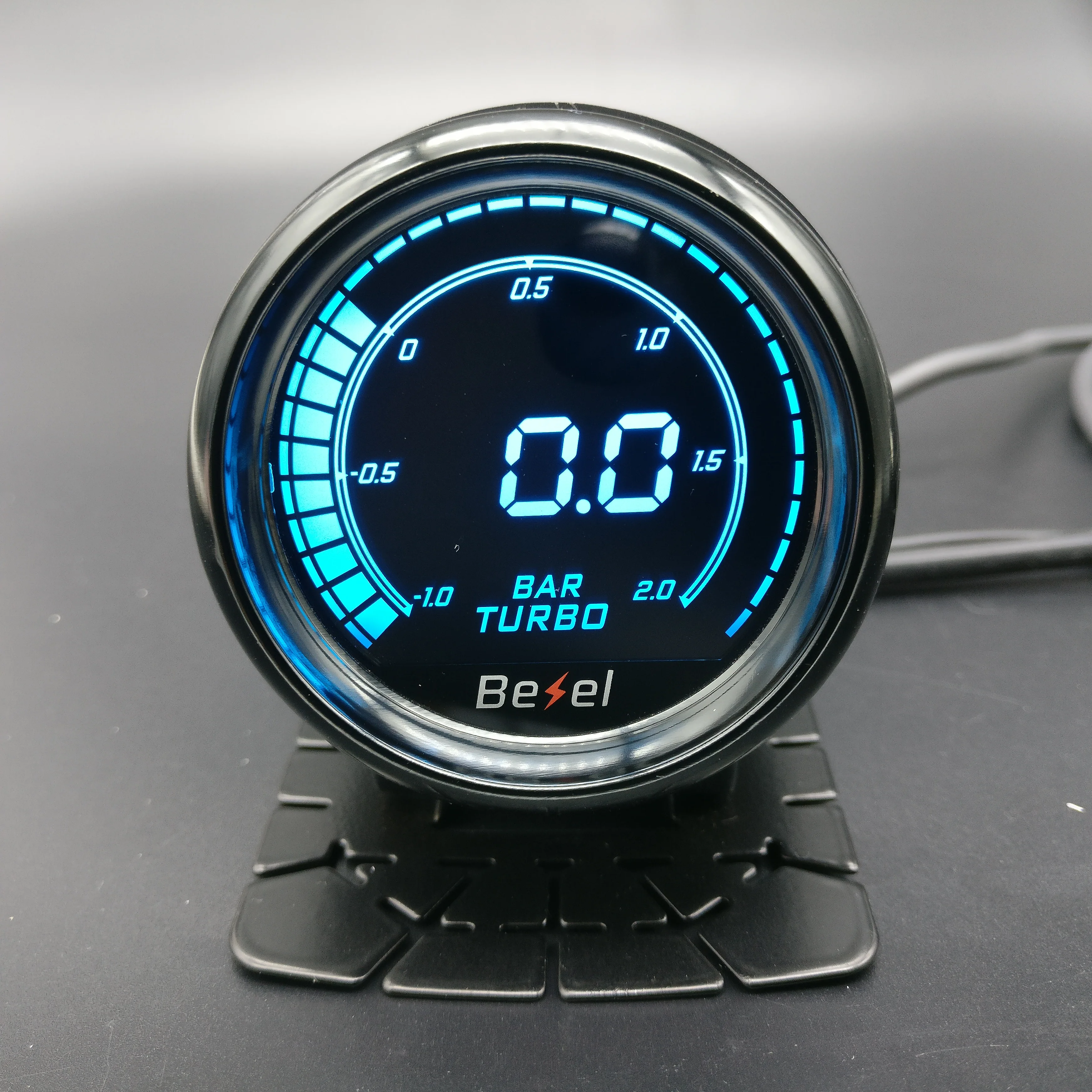 Дизайн " 52 мм EVO lcd Turbo 2 БАР МАНОМЕТР Boost gauge метр монитор 7 цветов в комплекте Калибр pod электрический датчик