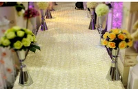 20m length x 1 4m width wedding 3d rose carpetwedding aisle runner floor decoration wedding props