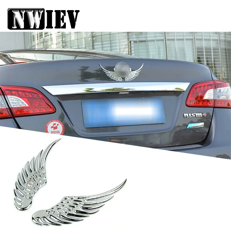 NWIEV автомобильные наклейки металлические 3D крыло автомобиля Стайлинг для Kia Rio K2