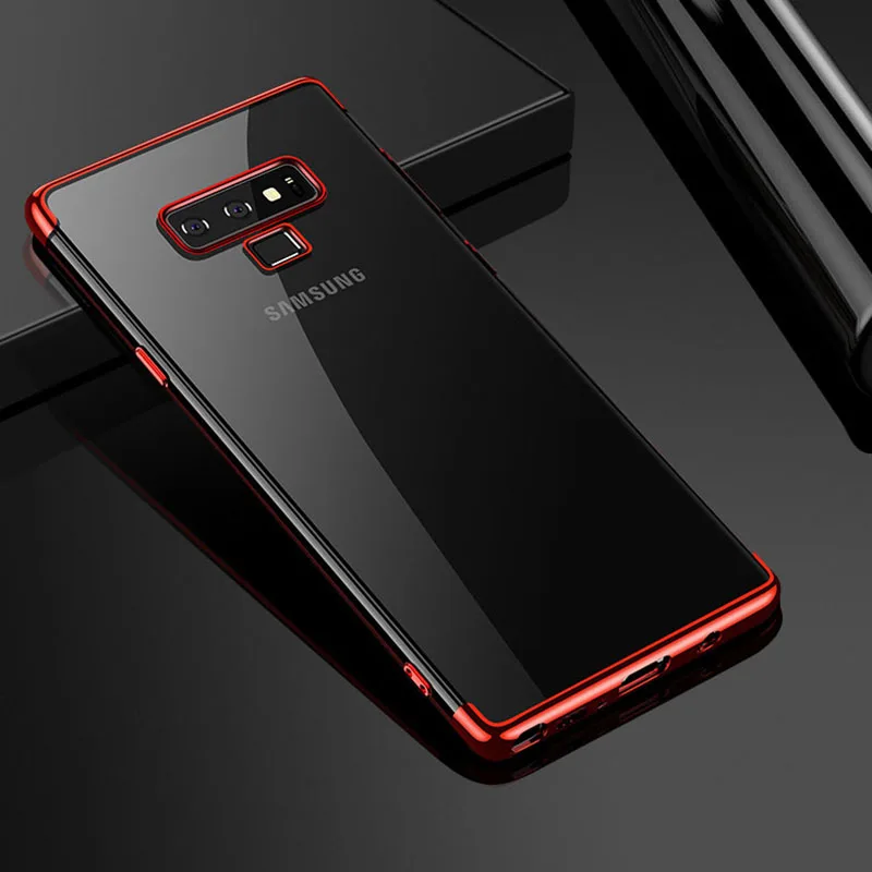 Чехол MAKAVO для Samsung Galaxy Note 9 роскошные прозрачные чехлы телефонов S9 Plus A6 A8 2018 |
