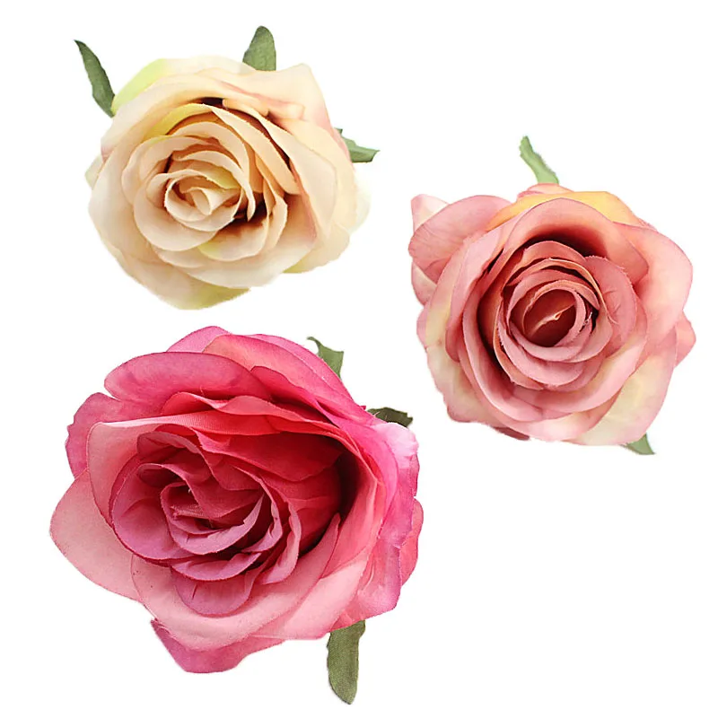 1 шт. винтажные европейские Роскошные Искусственные цветы имитация розы DIY