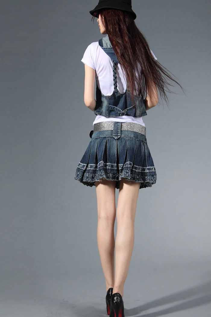 Джинсовый жилет женский пальто винтажный промытый без рукавов с капюшоном