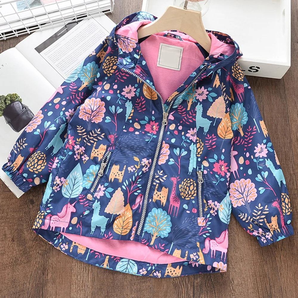 Bear Leader/пальто для девочек Новая Осенняя детская куртка с длинным рукавом и