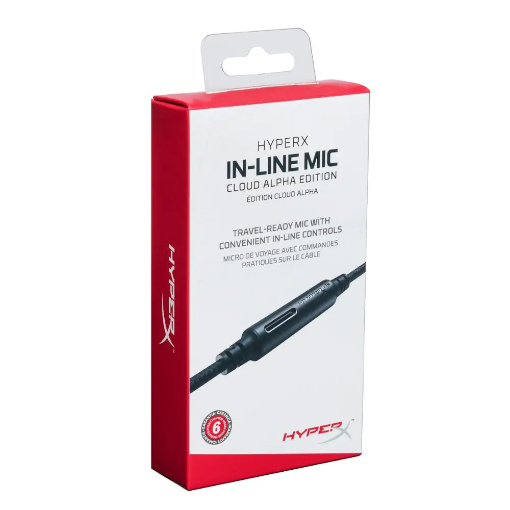 Alpha кабель для наушников субрегиона категории HyperX In-Line Mic-Cloud Alpha Edition