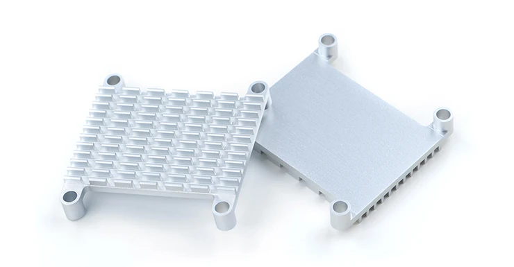 RealQvol NanoPi NEO/NEO Air/NEO 2/Core/Core2/NEO Plus2 алюминиевый радиатор с термопастой и винтовым шагом 35,4*35,4