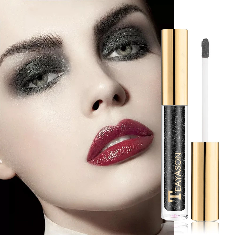 8 Colors Colorful Shiny Glitter Eyeshadow Liquid Pearlescent Eye Shadow Shimmering Women Makeup TSLM1 |