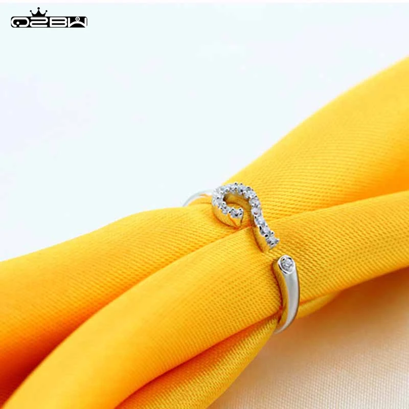 Мода Посеребренная Кольцо Открытие Вопросительный знак Признание В Любви