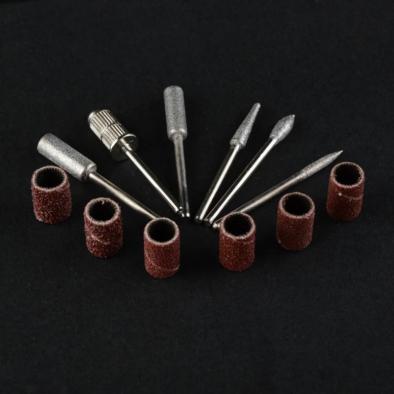 6 шт. Новое поступление профессиональный набор сверл для ногтей пилка