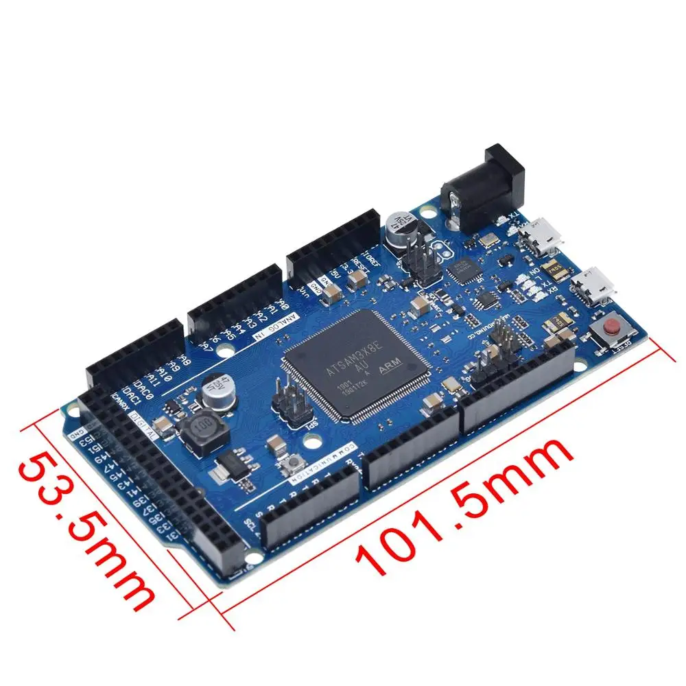 Официальный Совместимость из-за R3 доска SAM3X8E 32-битный ARM Cortex-M3/Mega2560 R3 Duemilanove 2013 для Arduino DUE плата с кабелем