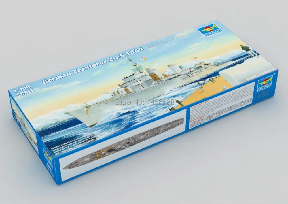 Trumpeter 1/700 05787 немецкий Zerstorser Z 25 1944 сборочные комплекты модельная Строительная