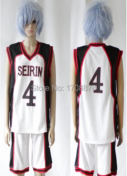 6 стилей куроко но басуке сейрин баскетбольная форма косплей костюм номер 4 7 10 11 16