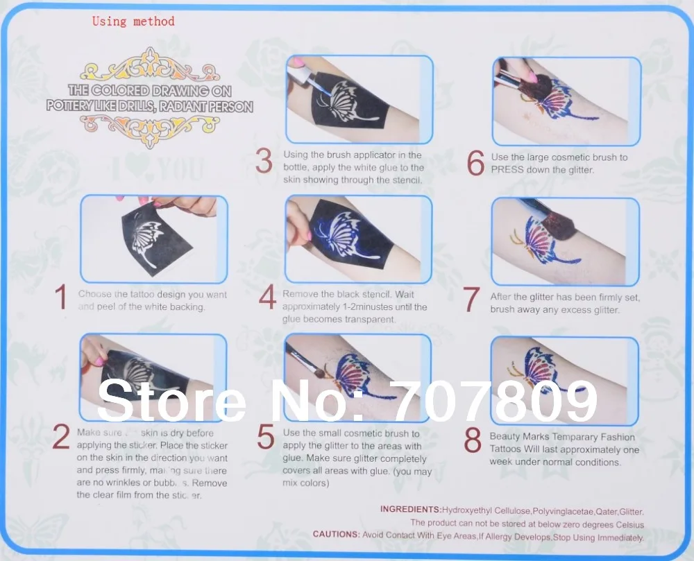 1 шт. гель тату для тела 30 мл|tattoo gel|temporary tattoo kittemporary |