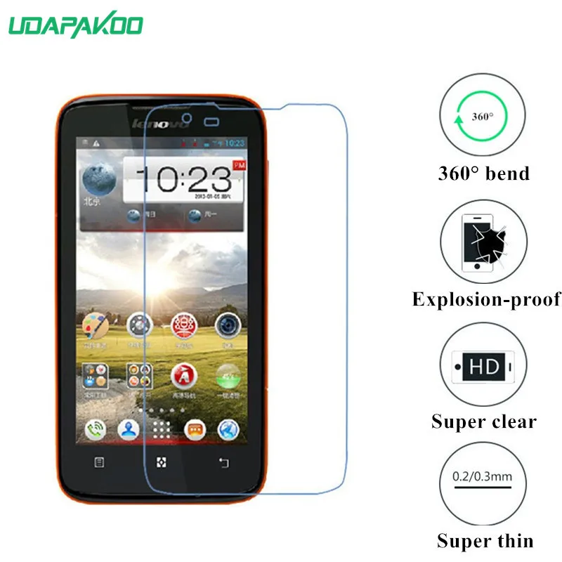 Udapakoo прозрачная закаленная (мягкое стекло) пленка для Lenovo S750 нано