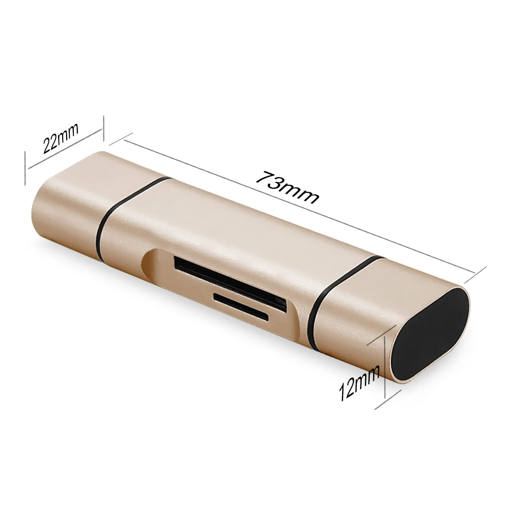 Memory Card Reader Micro SD TF and USB C Type OTG Converter to 2.0 Adapter for iPhone/iPad Android/ MacBook PC | Компьютеры и офис