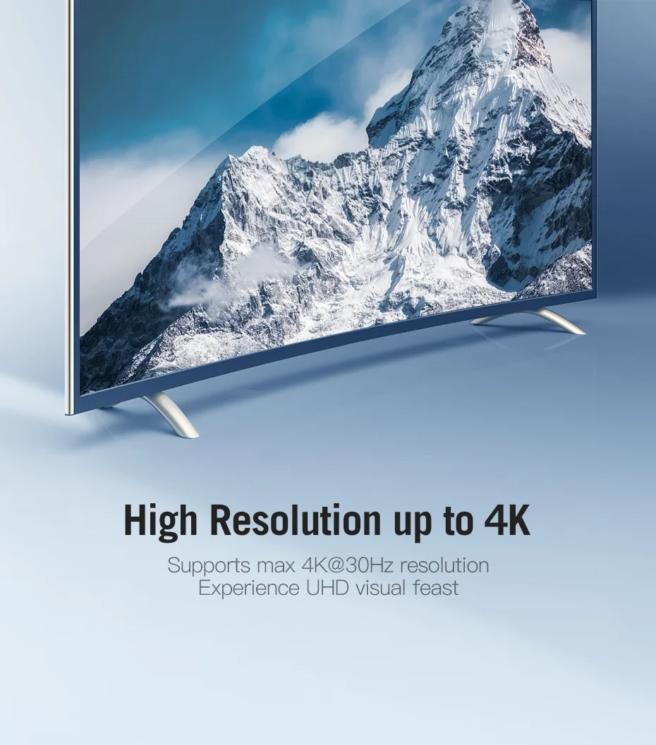 Vention HDMI сплиттер 1 в 8 выход 4 к 1x8 сплиттер HDMI переключатель адаптер с блоком питания для ТВ PS3/4 ноутбука HDMI сплиттер