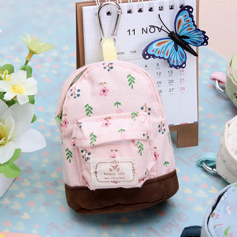 Мини карандаш с цветочным принтом школьная сумка чехол мини кошелек сумочка