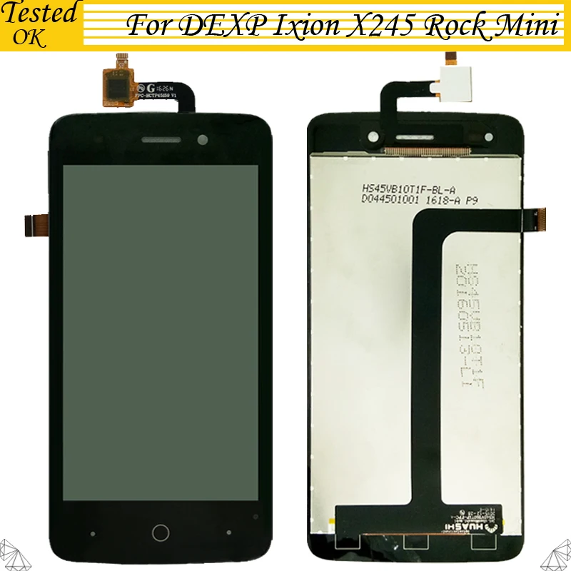 4 5 дюймовый ЖК дисплей для DEXP Ixion x245 Rock Mini кодирующий преобразователь сенсорного