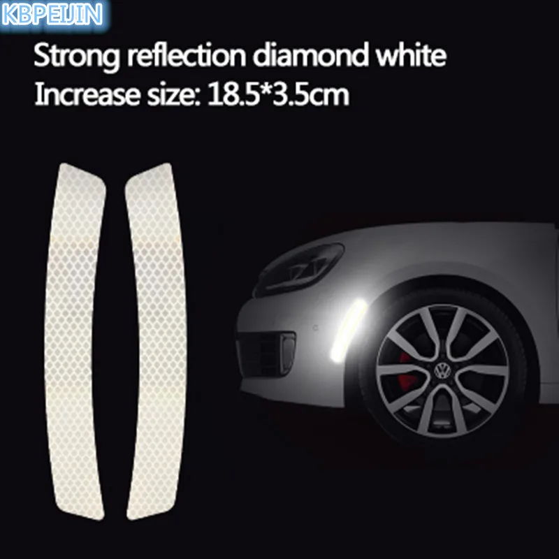 Светоотражающая полоса для автомобильного бампера/обода колеса 2 шт. наклейки Volvo