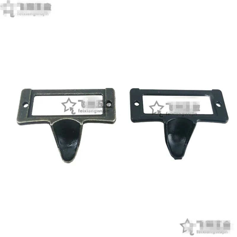 54 мм черная бронзовая 55 Ретро офисная библиотека ярлык ящика рамка держатель