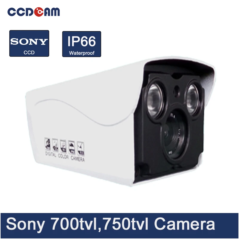 

CCDCAM дешевая тонкая камера видеонаблюдения sony ccd 700/ 750 tvl Водонепроницаемая аналоговая ИК-цилиндрическая камера, Китай