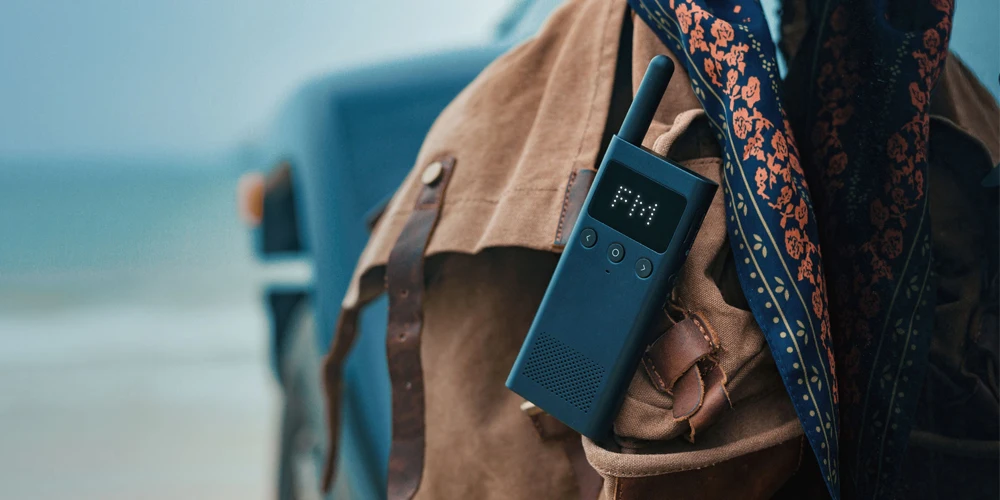 Xiaomi Mijia Walkie1s Smart Talkie FM радио 5 дней в режиме ожидания смартфон приложение расположение поделиться быстро команда Talk Bluetooth 4,2
