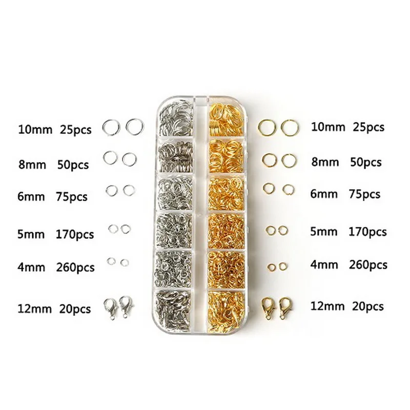 Разрезное кольцо для браслета ожерелья 1 коробка | Украшения и аксессуары