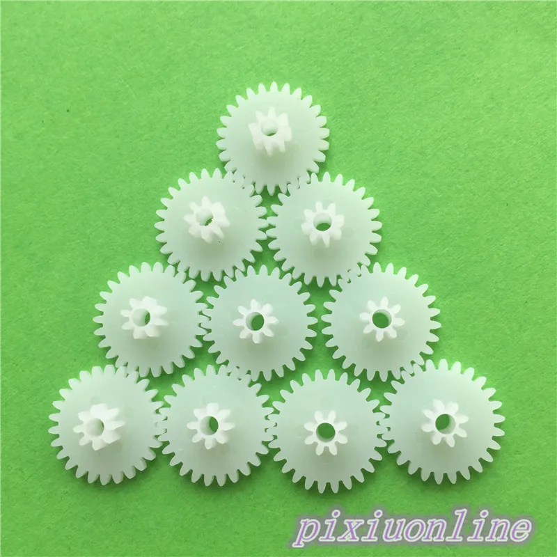 10 шт. K057Y 26082B пластиковые двухслойные редукторы DIY игрушки части робота высокое
