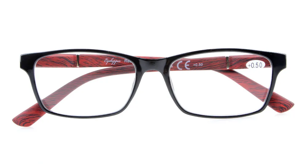 RE19042 Mix Eyekepper 5-Pack пружинные петли деревянные ручки кристально прозрачные очки для чтения в комплекте компьютерные очки