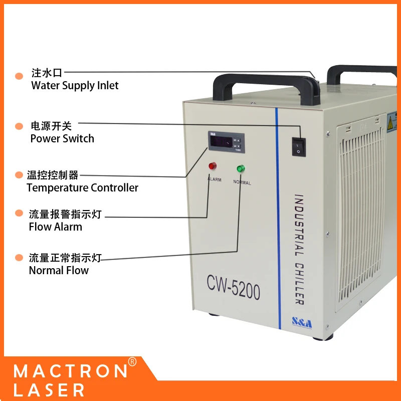 Лазерный водяной охладитель CW5200AI CE | Инструменты