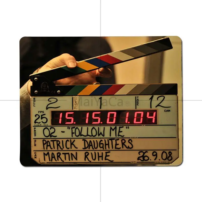 Коврик для мыши MaiYaCa любителей фильмов Clapperboard коврик геймеров игровые коврики