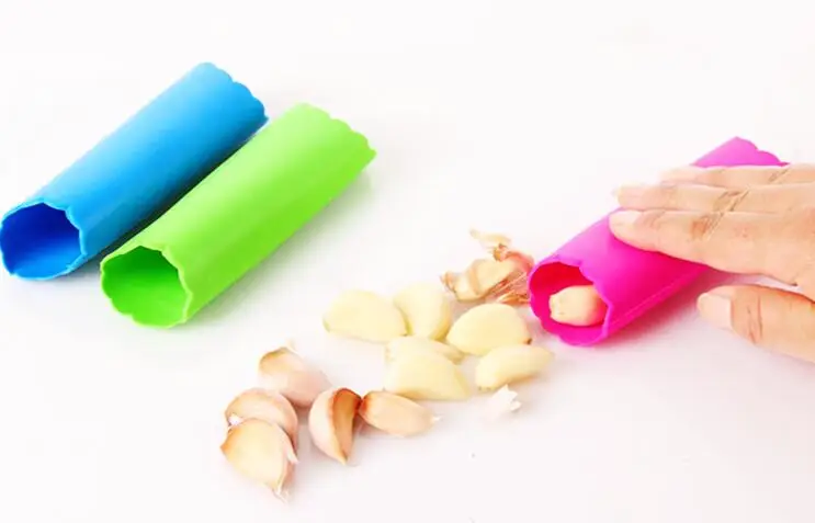 Лидер продаж Новая мода Магия Силиконовые Чеснок Нож Easy Peel Кухня инструмент Цвет случайный прямая для Кухня