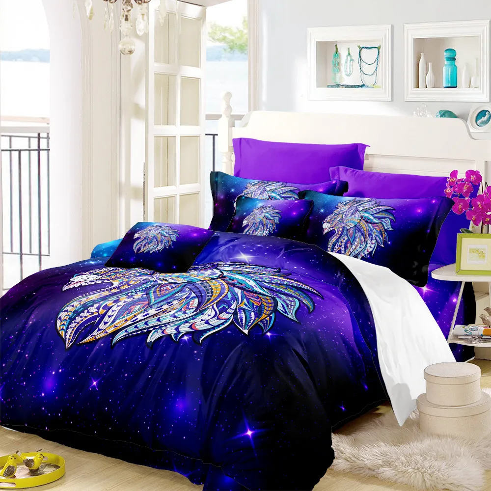 Комплект постельного белья Dreamlike с изображением Лева крутой пододеяльник