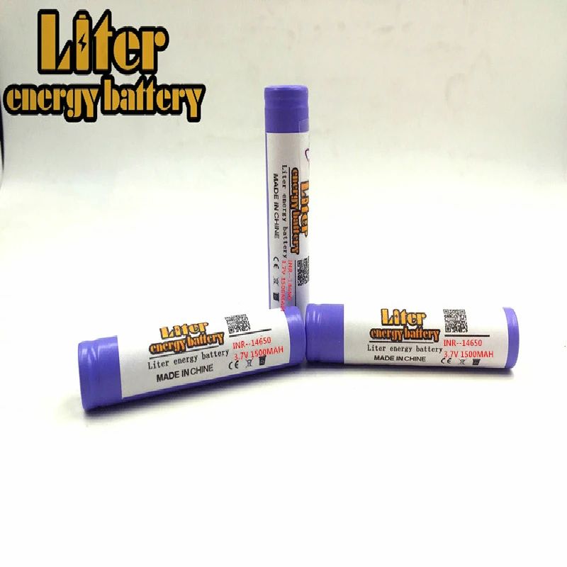 Аккумулятор Liter energy batter 14650 батарея 3 7 В 1500 мАч литий-ионный аккумулятор высокой