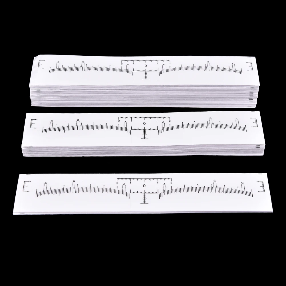 10 шт./компл. линейка для макияжа бровей наклейка татуажа одноразовые точные