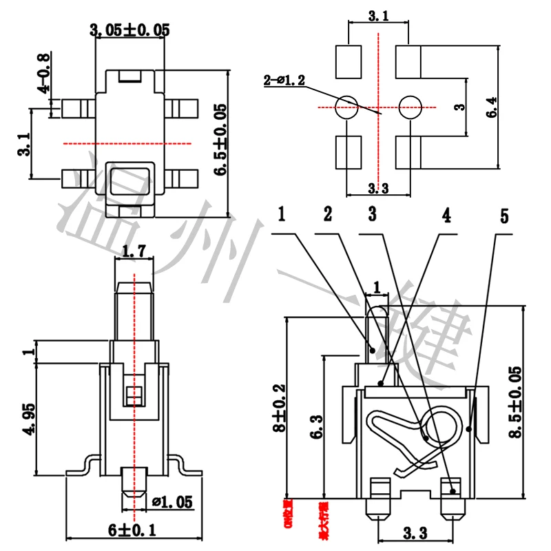 11 шт. двойной ограничительный переключатель | Обустройство дома