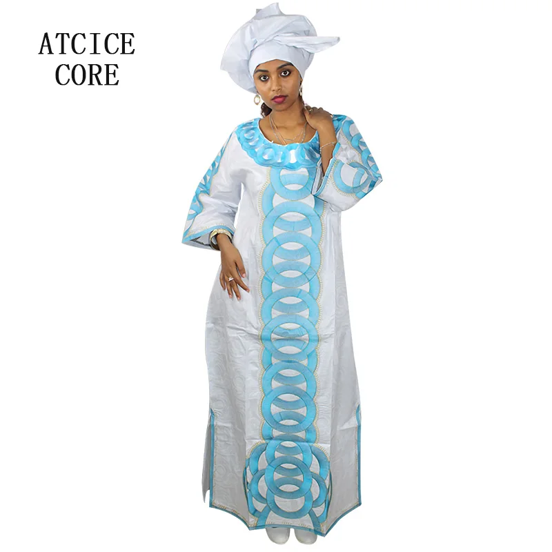 Африканские платья для женщин коллекция 2018 года Африканский базин богатый