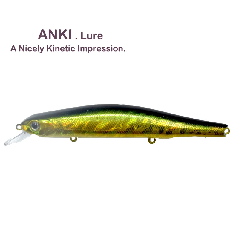 ANKI рыболовные приманки Приманка корыто ложка Спиннер приманка Китай pesca isca искусственные аксессуары приманка 110SP-SR 1 шт. 110 мм 17,5 г - Цвет: N