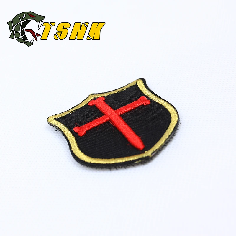 Военная нашивка TSNK армейский значок мини 3D с вышивкой Морская котика/DEVGRU Glod Crusader