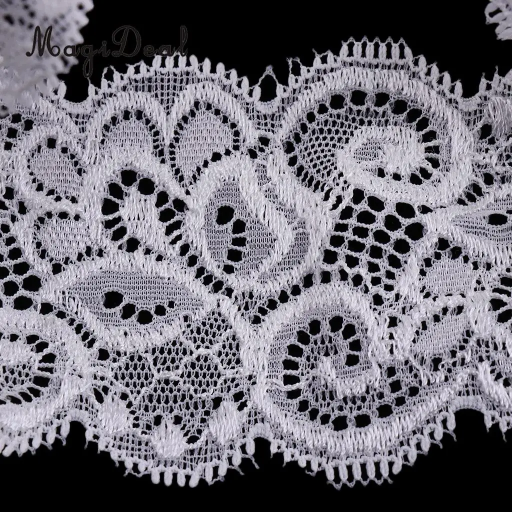 MagiDeal романтический свадебный для невест Кружевная подвязка с жемчугом и бантом