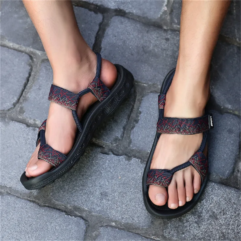MAISMODA/2019 г. летние мужские сандалии дышащая пляжная уличная Нескользящая удобная