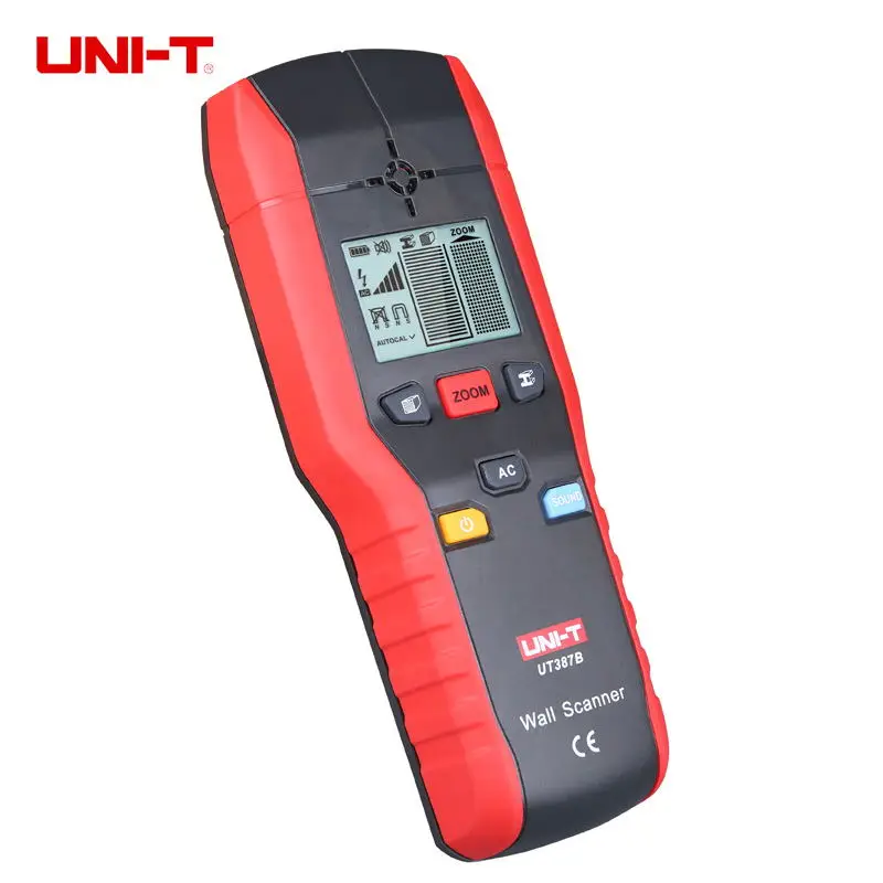UNI T UT387B Многофункциональный ручной стены детектор металла дерева кабель