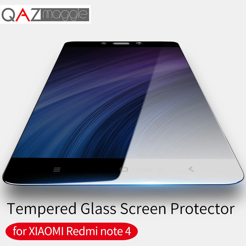 Закаленное стекло Xiaomi Redmi Note 4 прозрачное HD с защитой от отпечатков пальцев