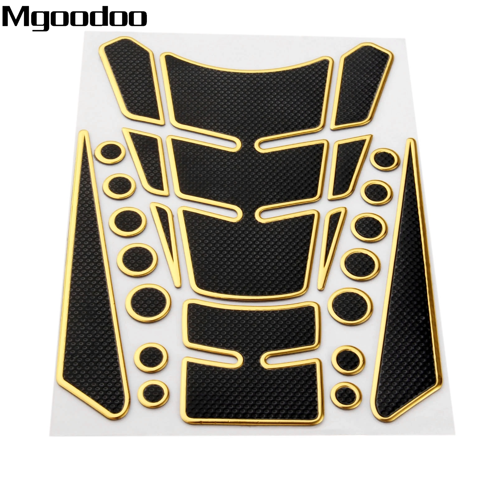 Желтая 3d наклейка на топливный бак мотоцикла универсальная защитная крышка для