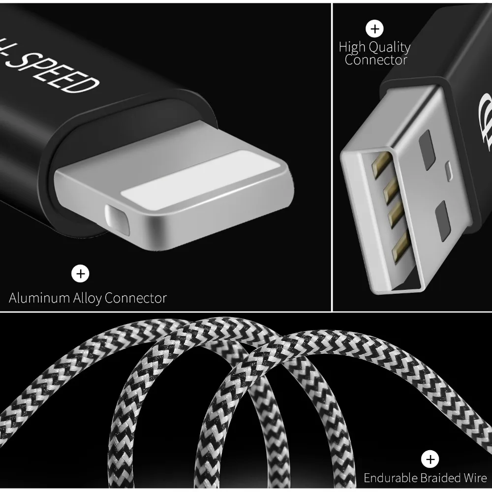 DUX DUCIS USB кабель для iPhone зарядное устройство usb type C Micro samsung Xiaomi быстрой зарядки шнур